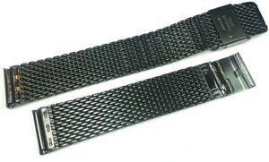 Diloy Bransoleta stalowa do zegarka Diloy MESH10-18-BL 18 mm 2
