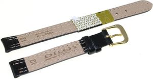 Diloy Skórzany pasek do zegarka 12 mm Diloy 125.12.1 2