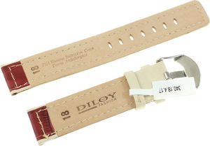 Diloy Skórzany pasek do zegarka 18 mm Diloy 340.18.4.17 2