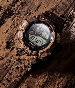 Zegarek Casio Męski G-9300-1ER G-Shock Mudman czarno-czerwony 2