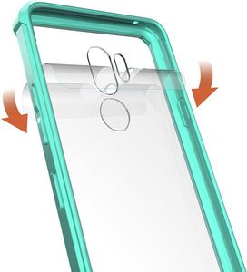 Hurtel Shockproof żelowy pokrowiec wzmocnione etui LG G7 ThinQ zielony 3