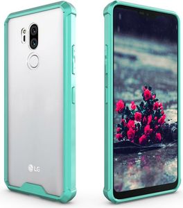 Hurtel Shockproof żelowy pokrowiec wzmocnione etui LG G7 ThinQ zielony 5