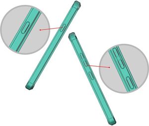 Hurtel Shockproof żelowy pokrowiec wzmocnione etui LG G7 ThinQ zielony 6