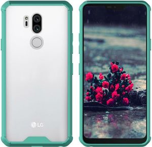 Hurtel Shockproof żelowy pokrowiec wzmocnione etui LG G7 ThinQ zielony 9