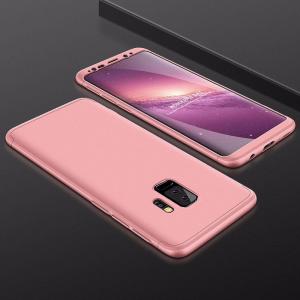 Hurtel 360 Protection etui na całą obudowę przód + tył Samsung Galaxy S9 Plus G965 różowy 2