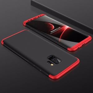 Hurtel 360 Protection etui na całą obudowę przód + tył Samsung Galaxy S9 Plus G965 czarno-czerwony 2