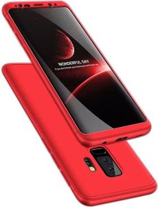Hurtel 360 Protection etui na całą obudowę przód + tył Samsung Galaxy S9 Plus G965 czerwony 2