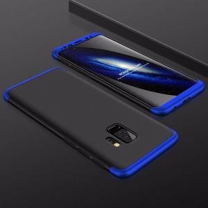 Hurtel 360 Protection etui na całą obudowę przód + tył Samsung Galaxy S9 Plus G965 czarno-niebieski 2