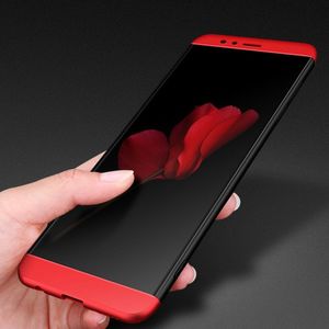 Hurtel 360 Protection etui na całą obudowę przód + tył Huawei Honor 7X czerwony 6