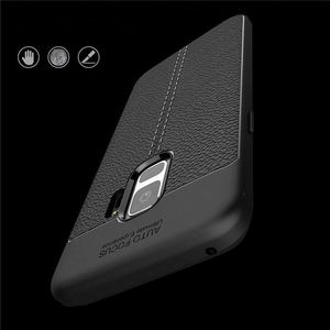 Hurtel Litchi Pattern elastyczne etui pokrowiec Samsung Galaxy S9 G960 czerwony 5