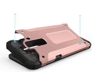 Hurtel Hybrid Armor pancerne hybrydowe etui pokrowiec Samsung Galaxy A6 Plus 2018 A605 złoty 4