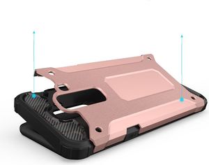 Hurtel Hybrid Armor pancerne hybrydowe etui pokrowiec Samsung Galaxy A6 Plus 2018 A605 niebieski 3