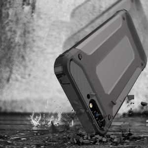 Hurtel Hybrid Armor pancerne hybrydowe etui pokrowiec Huawei Y6 2018 niebieski 6