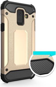 Hurtel Hybrid Armor pancerne hybrydowe etui pokrowiec Samsung Galaxy A6 2018 A600 niebieski 2