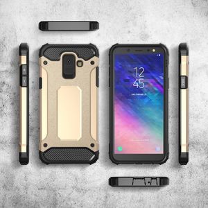 Hurtel Hybrid Armor pancerne hybrydowe etui pokrowiec Samsung Galaxy A6 2018 A600 czarny 6