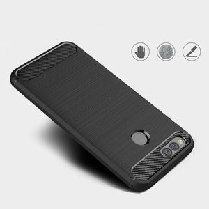 Hurtel Carbon Case elastyczne etui pokrowiec Huawei Honor 7X czarny 4