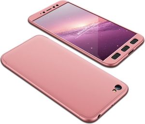 Hurtel 360 Protection etui na całą obudowę przód + tył Xiaomi Redmi Note 5A różowy 1