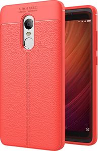 Hurtel Litchi Pattern elastyczne etui pokrowiec Xiaomi Redmi Note 4X / 4 (Snapdragon global version) czerwony 1