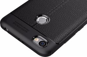 Hurtel Litchi Pattern elastyczne etui pokrowiec Xiaomi Redmi Note 5A Prime czerwony 3