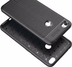 Hurtel Litchi Pattern elastyczne etui pokrowiec Xiaomi Redmi Note 5A Prime czerwony 7