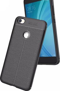 Hurtel Litchi Pattern elastyczne etui pokrowiec Xiaomi Redmi Note 5A Prime czerwony 8