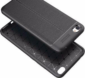 Hurtel Litchi Pattern elastyczne etui pokrowiec Xiaomi Redmi 5A szary 6