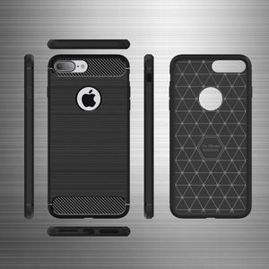 Hurtel Etui iPhone 8 / 7 Carbon Case elastyczne pokrowiec czarny 6