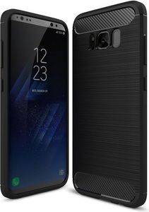 Hurtel Etui Samsung Galaxy S8 Plus G955 Carbon Case elastyczne pokrowiec czarny 1