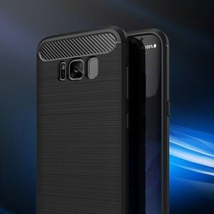 Hurtel Etui Samsung Galaxy S8 G950 Carbon Case elastyczne pokrowiec czarny 2