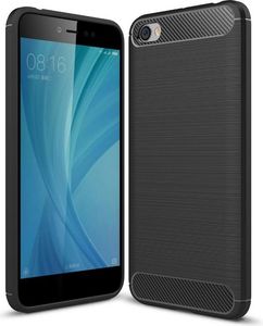 Hurtel Etui Xiaomi Redmi Note 5A Carbon Case elastyczne pokrowiec czarny 1