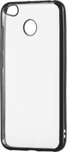 Hurtel Etui Xiaomi Redmi 4X Metalic Slim żelowy pokrowiec z metaliczną ramką czarny 1