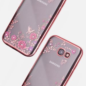 Hurtel Bloomy Case designerskie etui żelowy pokrowiec Samsung Galaxy A5 2017 A520 różowy 6