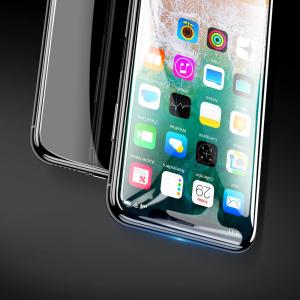 Baseus PET Soft 3D Anti-Blue Light szkło hartowane na cały ekran z elastyczną ramką 0,23 mm iPhone X czarny 5