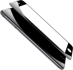 Baseus Szkło hartowane iPhone 8 / 7 Baseus PET Soft 3D szkło na cały ekran z elastyczną ramką 0,23 mm czarny 3