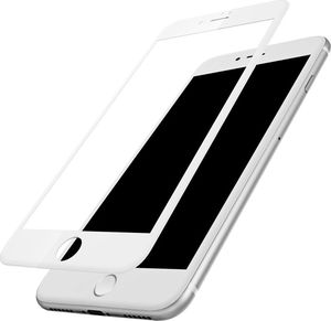 Baseus Szkło hartowane iPhone 8 / 7 Baseus PET Soft 3D szkło na cały ekran z elastyczną ramką 0,23 mm biały 2