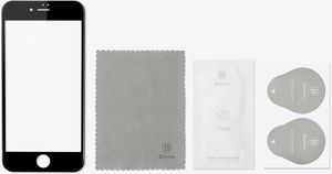 Baseus Szkło hartowane iPhone 8 / 7 Baseus PET Soft 3D szkło na cały ekran z elastyczną ramką 0,23 mm biały 9