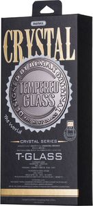 Remax Szkło hartowane 3D iPhone X Remax Crystal Glass na cały ekran + transparentne etui biały 4