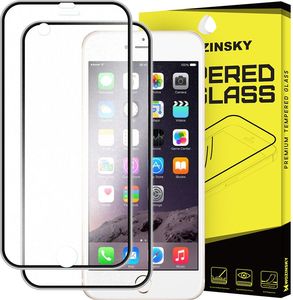 Wozinsky Szkło hartowane iPhone 6S / 6 Wozinsky osłona na cały ekran oraz nakładką na tył z aluminiową ramką czarny 1