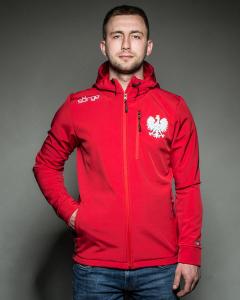 Kurtka męska Surge Polonia Softshell Orzeł (CZERWONA) - L 1