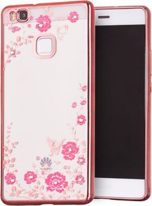 Hurtel Bloomy Case designerskie etui żelowy pokrowiec Huawei P9 Lite różowy 1