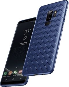 Baseus Baseus BV Weaving Case designerskie żelowe etui pokrowiec Samsung Galaxy S9 Plus G965 niebieski (WISAS9P-BV15) 5