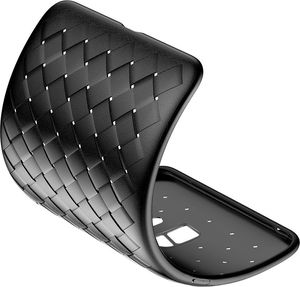 Baseus Baseus BV Weaving Case designerskie żelowe etui pokrowiec Samsung Galaxy S9 G960 czarny (WISAS9-BV01) 4