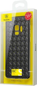 Baseus Baseus BV Weaving Case designerskie żelowe etui pokrowiec Samsung Galaxy S9 G960 czarny (WISAS9-BV01) 7