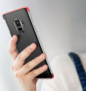 Baseus Baseus Armor Case przezroczyste etui pokrowiec z wzmocnioną ramką Samsung Galaxy S9 G960 czerwony (WISAS9-YJ09) 12