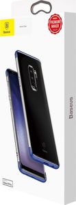 Baseus Baseus Armor Case przezroczyste etui pokrowiec z wzmocnioną ramką Samsung Galaxy S9 Plus G965 niebieski (WISAS9P-YJ03) 13