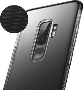 Baseus Baseus Armor Case przezroczyste etui pokrowiec z wzmocnioną ramką Samsung Galaxy S9 Plus G965 niebieski (WISAS9P-YJ03) 9
