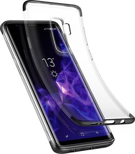 Baseus Baseus Armor Case przezroczyste etui pokrowiec z wzmocnioną ramką Samsung Galaxy S9 Plus G965 czarny (WISAS9P-YJ01) 5