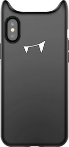 Baseus Baseus Devil Baby Case gumowe silikonowe etui pokrowiec 3D iPhone X czarny 2