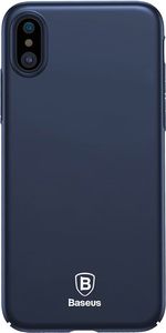 Baseus Etui iPhone X Baseus Thin Case ultra cienki pokrowiec niebieski 1