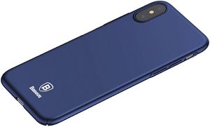 Baseus Etui iPhone X Baseus Thin Case ultra cienki pokrowiec niebieski 4